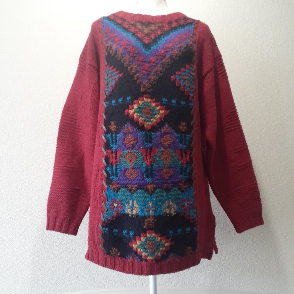 Woolrich Vintage Chunky Long Sweater